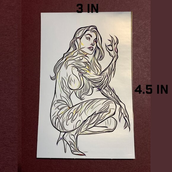 CUSTOM VINYL WATERPROOF STICKERS QTY 8 - Picture 6 of 8